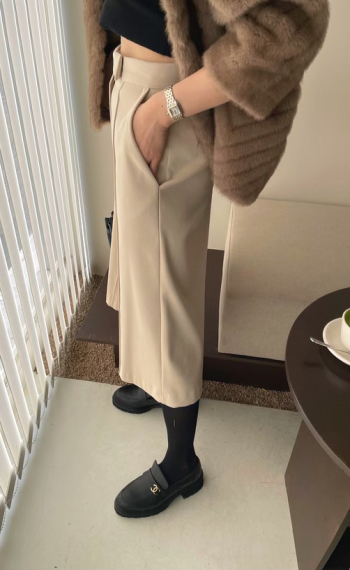 Wool Bermuda Pants [아이보리/블랙]